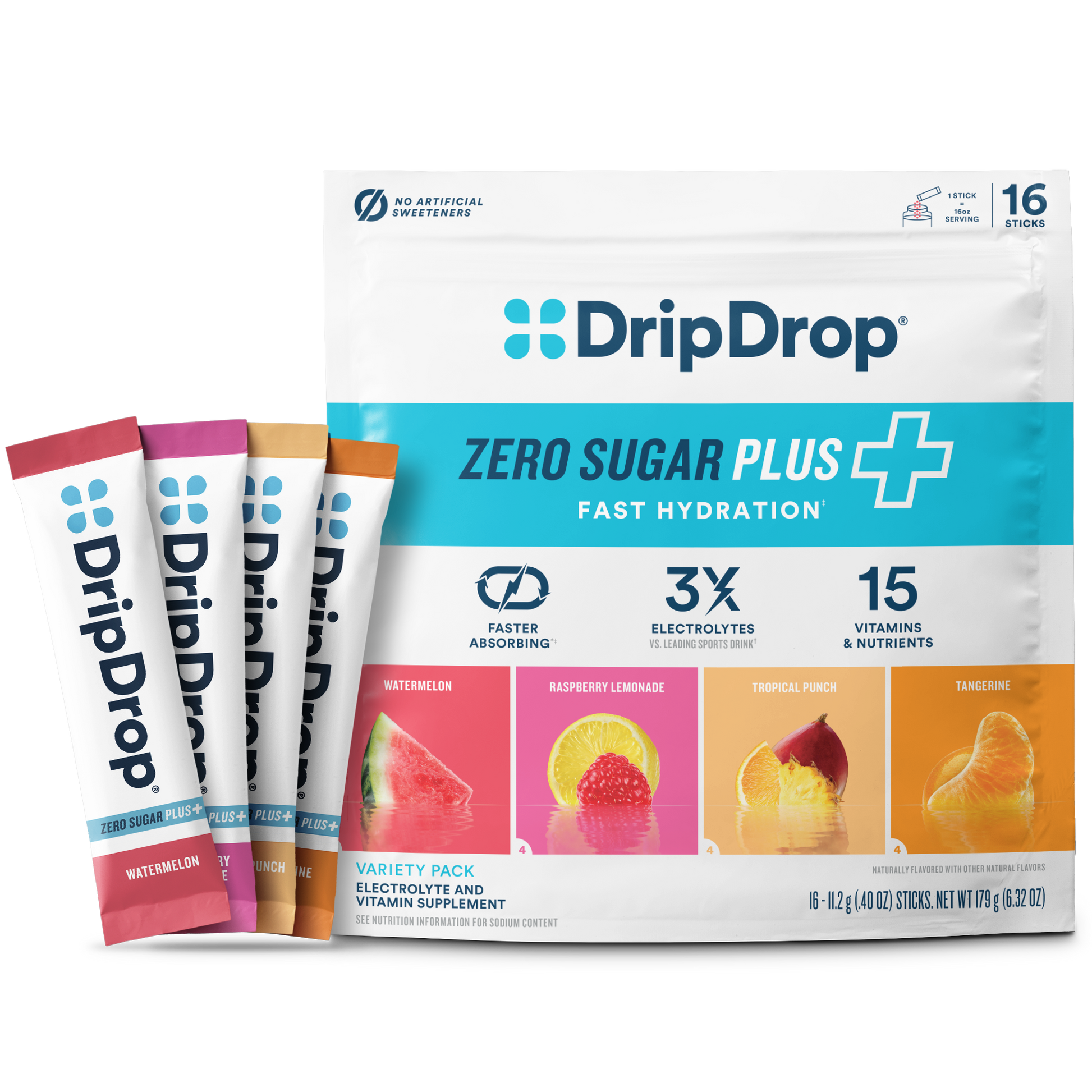 dripdrop-zero-sugar-plus-watermelon-tangerine-tropical-punch-raspberry-lemonade-16-oz-sticks-16-count-h1 Pouch_16ct_Front16ozSticks_VSPlus_Variety_A.png