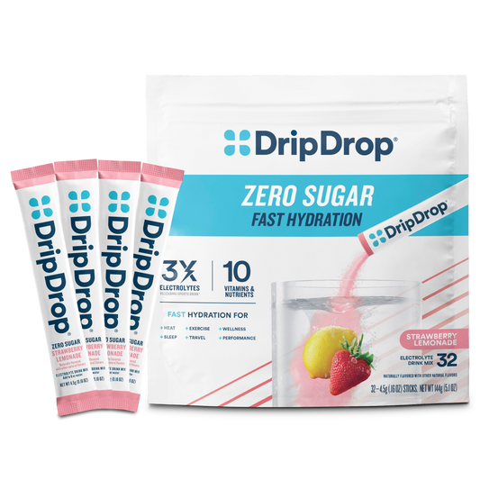 dripdrop-zero-sugar-strawberry-lemonade-electrolyte-powder-8-oz-sticks-32-count-h6 Zero_Strawberry_Lemonade_-_32ct_-_Transparent.png